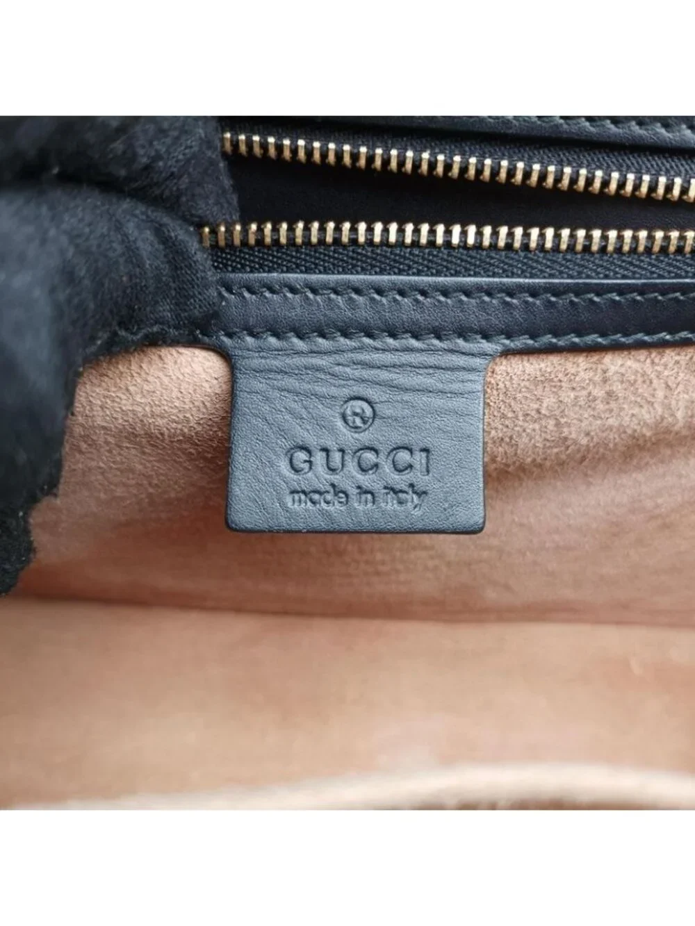 Gucci Sylvie Black Green Red Leather Messenger Bag - Picture 10 of 15